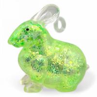 Антистрес жуйка-тягучка Зайчик 8 см (салатовий) MIC MS-24-11-100