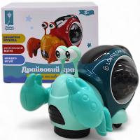 Музична іграшка Драйвовий краб, бірюзовий Країна іграшок PL-724-21