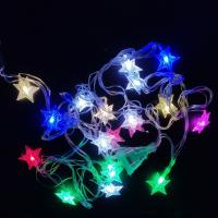 Гірлянда електрична Зірочки 20 шт 4 м LED кольорова, від мережі MIC D-21