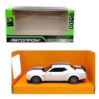 МАШИНА АВТОПРОМ (металева) Dodge Challenger (БІЛИЙ) Автопром 10008