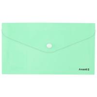 Папка-конверт на кнопці DL, Pastelini, неом'ята Axent 1414-09-A