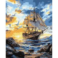 Картина по номерах Птахи над вітриламиї 40х50 см Ідейка KHO6376