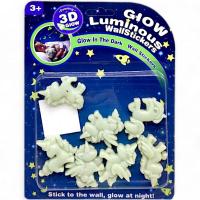 Неонові (люмінесцентні) наліпки Єдиноріжки (7 шт) MIC 77223