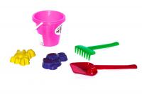 Пісочний набір Бамсік малий (рожевий) Бамсик 012/1