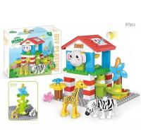 Конструктор Animal House Зоопарк, 87 деталей MIC JS611B1