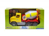 Вантажівка City Truck бетономішалка в коробці Wader 39365
