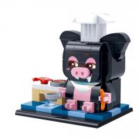 Конструктор Персонаж: Свинка шеф (140 елм.) BanBao ET800-4