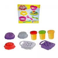 Тісто для ліплення, форми для ліплення, пластилін, в коробці Colored clay 8825