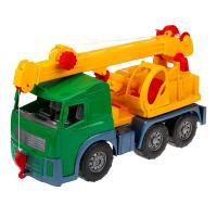 Іграшкова машинка Кран 0572 з висувною стрілою  Зелений