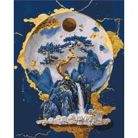 Картина по номерах з фарбами металік Пейзаж 40х50 см Origami LW3448