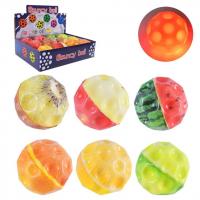Мячик Gravity Moon Ball Фрукти антигравитационный, 7 см, со светом, микс, 1 штука MIC PR2442