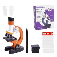 Мікроскоп з набором (ПОМАРАНЧЕВИЙ) MIC LZ8606