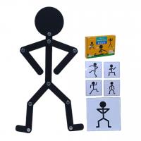 Гра деревʼяна Гнучкий чоловічок, 24 картки Hai bao er BE0018