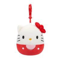 Дитяча м'яка іграшка на кліпсі серії "Хелоу Кітті" Хелоу Киті Squishmallows SQSN00270, 9 см