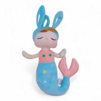 Лялька мʼяка Русалонька зайчик (34 см.), блакитна Metoo 1623-1