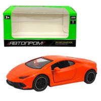 Машинка металева Автопром. ЛАМБО (ПОМАРАНЧЕВА) Автопром AP4399