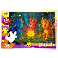 МʼЯКІ ПАЗЛИ 35 ЕЛЕМЕНТІВ (ЄДИНОРОГИ В ЛІСІ) Dankotoys S35-11-01,02,03,04...16