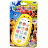 Телефон (пісні, цифри, фрази, скоромовки, загадки, казки) ЖОВТИЙ MIC 72161