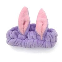 Плюшева пов'язка Зайка (бузковий) МІС BA1053