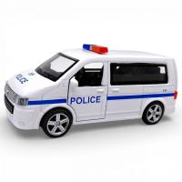 Машина Поліція металева інерційна, озвучена зі світлом MIC 6632-19M