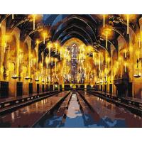 Картина за номерами з фарбами металік Harry Potter: Велика зала 40х50см Ідейка KHO5233