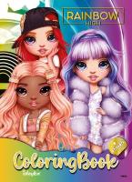 Книжка-розмальовка зі стікерами - The creative Rainbow 2, 21x29см Ideyka LCB30