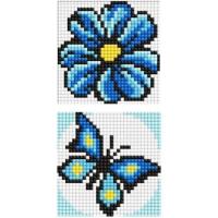 Набір з алмазною мозаїкою на магнітній основі Синій колір 9x9 см Ідейка AMG1062