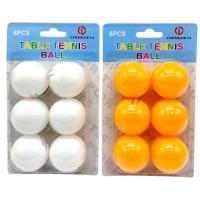 Мʼячики для тенісу, матеріал ABS, 2 кольори, 6 шт в упак. слюда (мікс) MIC TB2619