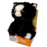 Мʼяка іграшка КОТИК (ЧОРНИЙ) MIC PLC25016