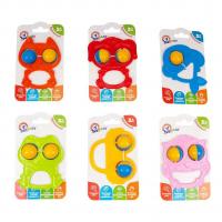 Брязкальце пластикове, кольорове, мікс Технок 9338