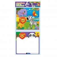 Гра настільна Набір 4 в 1. Зоопарк  (укр) Vladi Toys VT2002-02