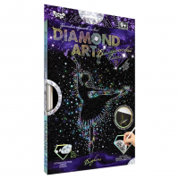 Комплект креативної творчості "DIAMOND ART" DAR-01, 10 видів  Балерина