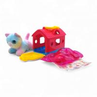 Мʼяка іграшка Кошеня, з переноскою та аксесуарами (червоний) MIC DR5117