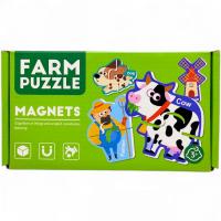 Магнітні пазли “Ферма”, назви англ. мовою, 30 елементів MIC C73801