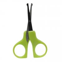 Дитячі манікюрні ножиці зелені Mumlove №0715