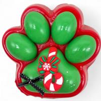 Лапка-антистрес (11 см) новорічна таба, зелена серединка MIC 712293