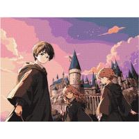 Картина по номерах WB Harry Potter: Магічне тріо 30х40 см Ідейка KHO5264