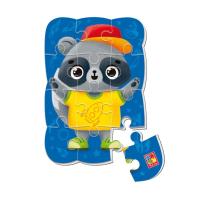 Магнітні пазли Єнот, 12 деталей (укр) Vladi Toys VT3205-91