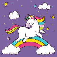 Картина за номерами Єдиноріжка Strateg HH5451