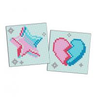 Алмазна мозаїка "LOL Surprise! Зірка і розбите серце" AMG1187 на самоклеючій основі 9x9 см