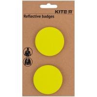 Набір значків світловідбиваючих, жовті Kite K23-107-2
