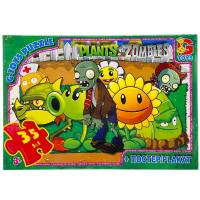 Пазли із серії Рослини проти Зомбі, 35 ел Gtoys PVZ02