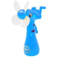 Ручний вентилятор Жирафа 18 см (блакитний) MIC T19