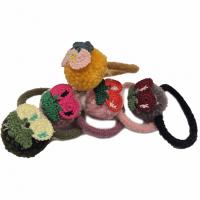 Резинка для волосся в'язана "Ягідка" 0300-729-2, 5 штук