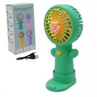 Портативний вентилятор Mini на підставці, бірюзовий MIC Q1668A