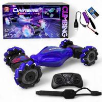 Машинка на радіокеруванні Stunt Car, пульт та браслет (синя) WEISHENGDA CV8818-108A