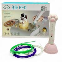 Іграшка 3D ручка (Рожева) (підставка, 3 кольори пластика в комплекті) MIC T66-35A/36A