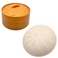 Антистрес (сквіш) Dumpling, пельмень,10 см (білий) MIC skpel