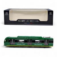 ПОТЯГ МЕТРО SUBWAY MODEL (ЗЕЛЕНИЙ) feng qu toy 731-27K