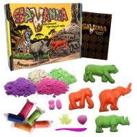 Набір для творчості з кінетичним піском і тістом Savanna Strateg 51204